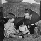 Toys were purchased from Harrods by Daphne Milne.